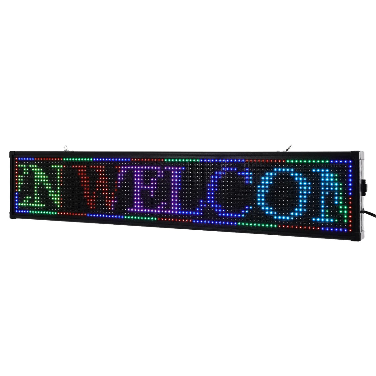 Led Scrolling Sign Board Programmable Digital Advertising Display 7 Color Modes For Commercial Advertising