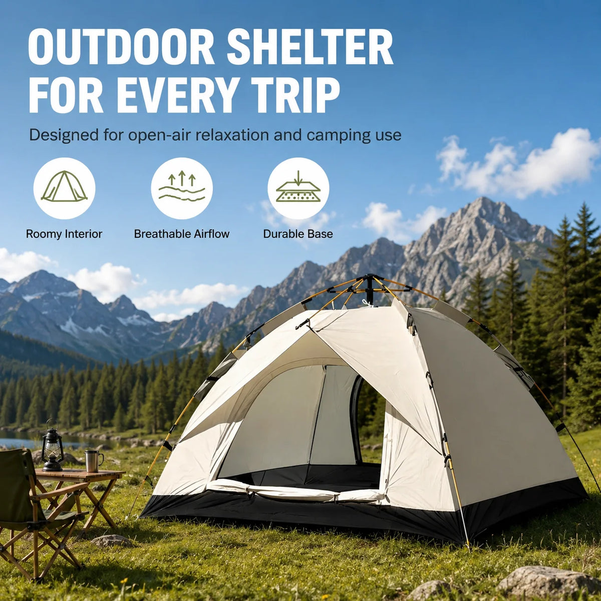 Tribenest Automatic Outdoor Camping Tent