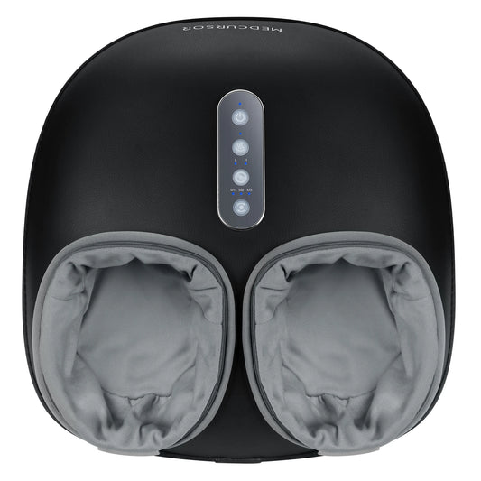 Medcursor Shiatsu Foot Massager Machine with Heat Roller Muscle Relaxation Pain Relief Electric Fully Wrapped Foot Massage