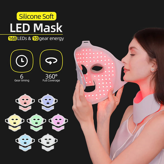 Foreverlily Wireless LED Face Mask Skin Care