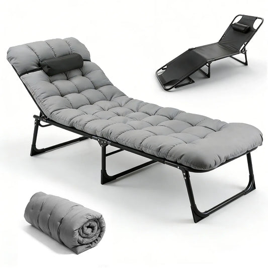 Adjustable Folding Camping Lounge Chair