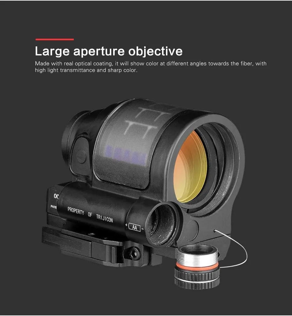 Nabila Solar Powered Reflex Red Dot Sight For Hunting