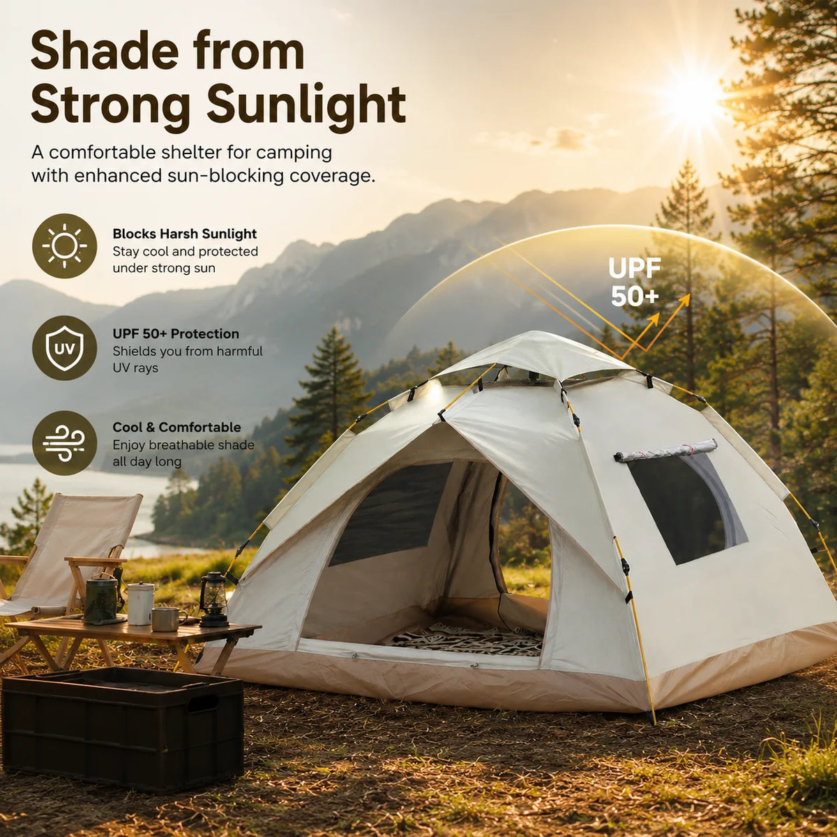 Tribenest Automatic Outdoor Camping Tent