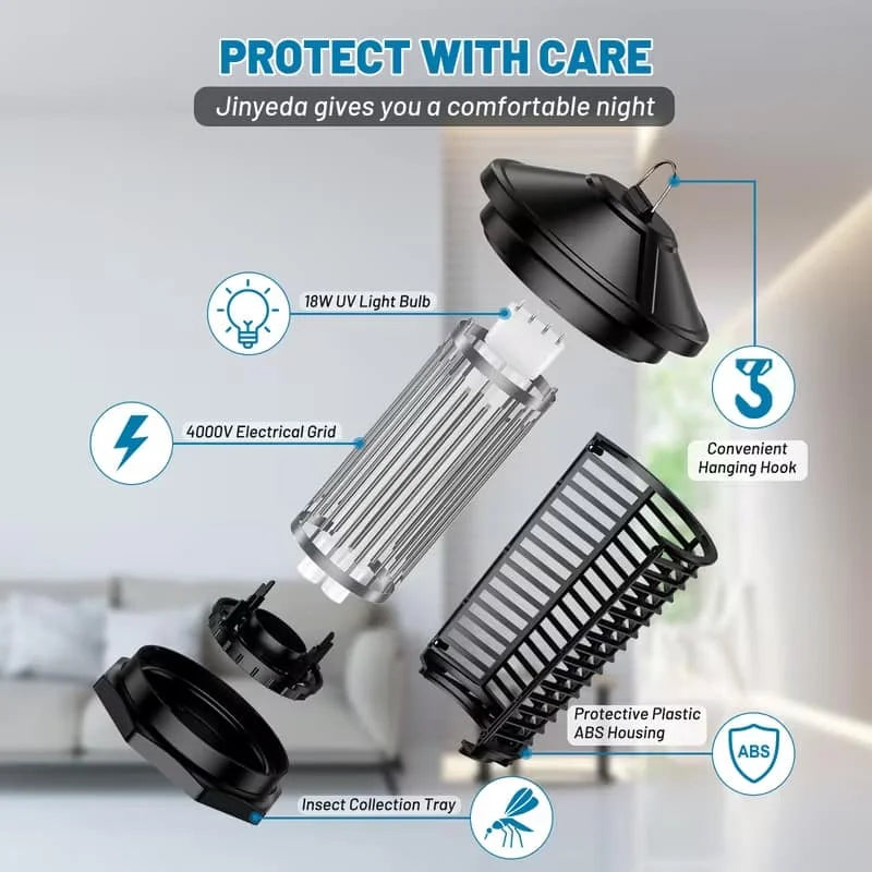 Electric Bug Zapper Lantern For Indoor Outdoor Insect Control