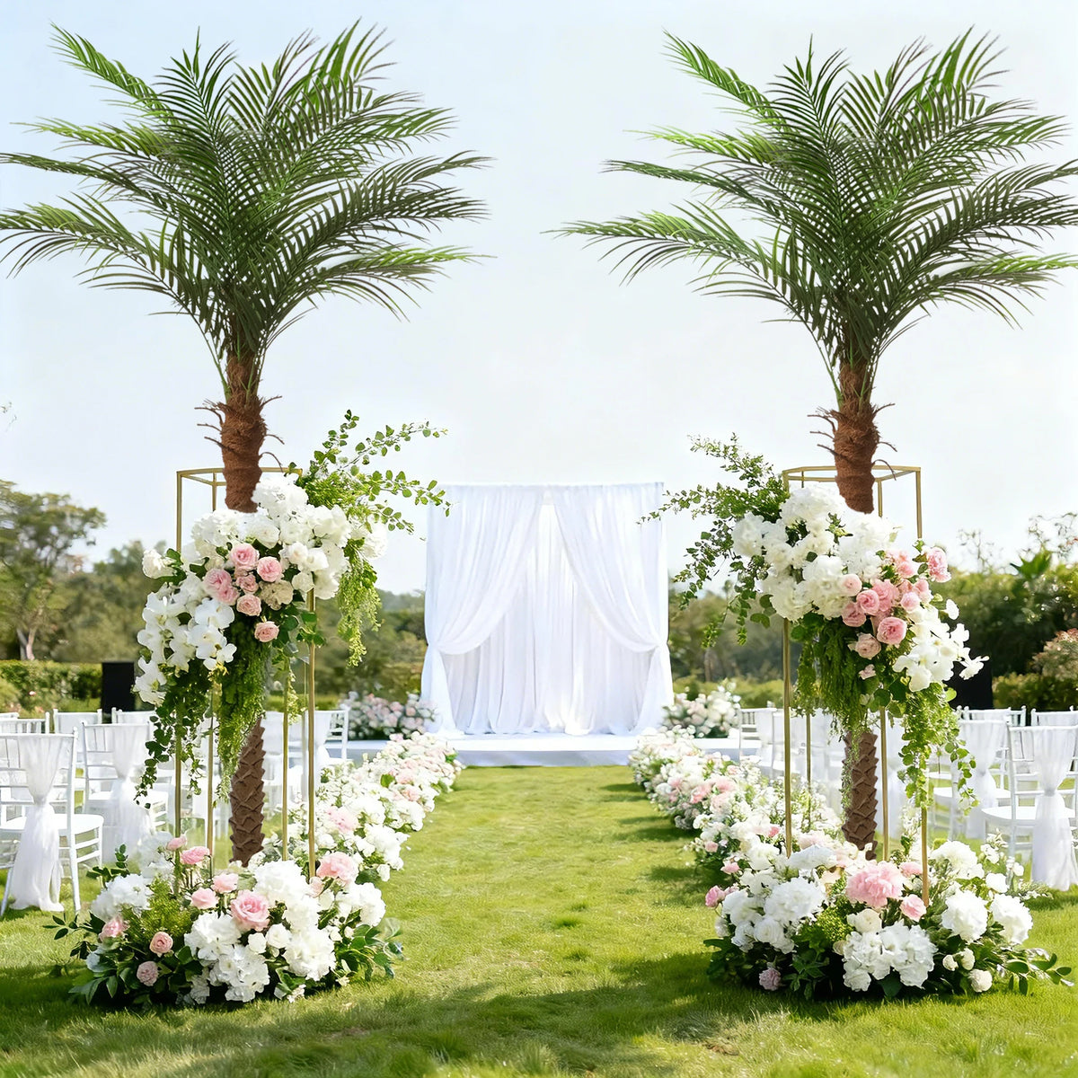 Olitree Indoor Outdoor Artificial Palm Tree