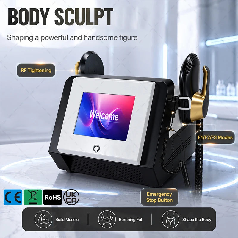 EMSNova 7000W HIEMT Sculpt Machine 2 Handles 2026 Hot Fat Reduction Muscle Building Butt Lifting Salon Home CE Certified