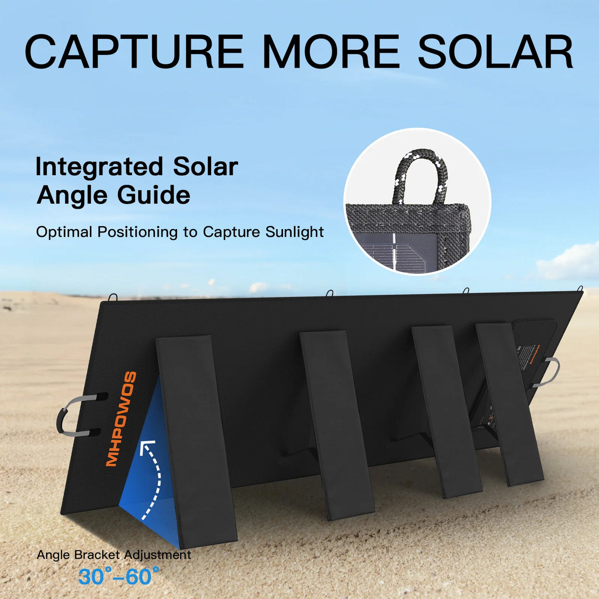 MHPOWOS 400W Foldable Solar Panel