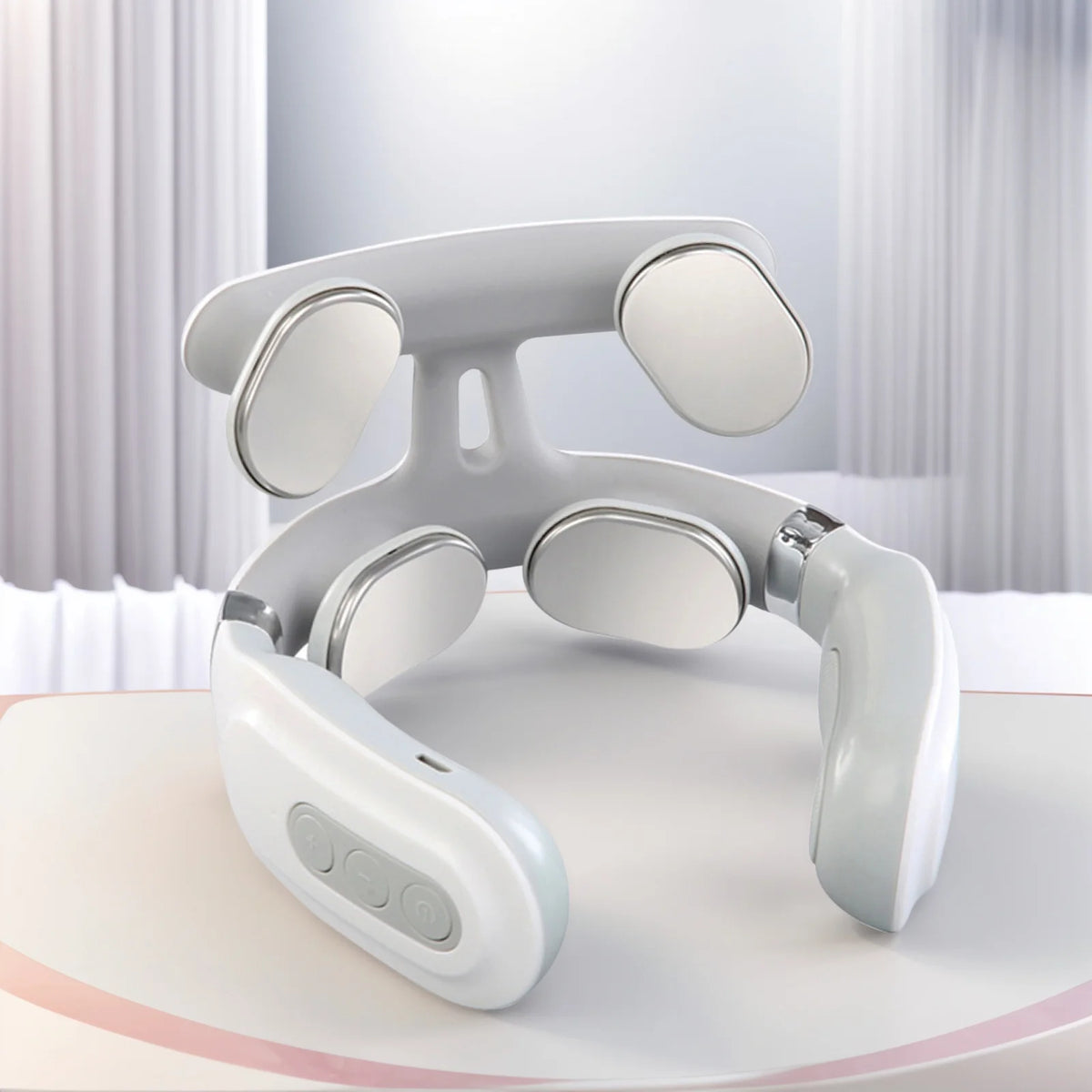 4 Head Pulse Neck Massager With USB Rechargeable