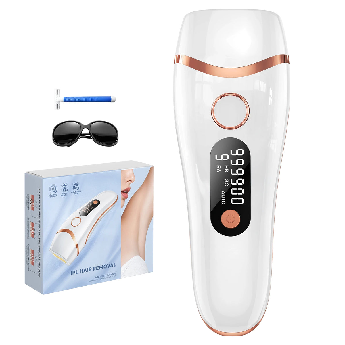 Lysmoski Painless Ice Cooling IPL Hair Remover