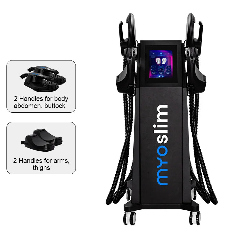 EMS Body Sculpting MYOslim Machine 6500W Sculpt Muscle Stimulation Abdominal Lift Hips Pad Fat Slimming Weight Loss Equipment